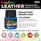 Peacock Teal Metallic Pearl Premium Acrylic Leather and Shoe Paint, 2 oz Bottle - Flexible, Crack, Scratch, Peel Resistant - Artist Create Custom Sneakers, Jackets, Bags, Purses